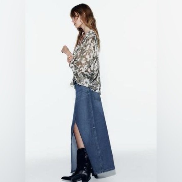 ZARA PAISLEY PRINT SHIRT - Picture 3 of 4